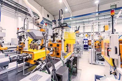  An automated production line in action, showcasing the efficiency of Ryodo Automation solutions